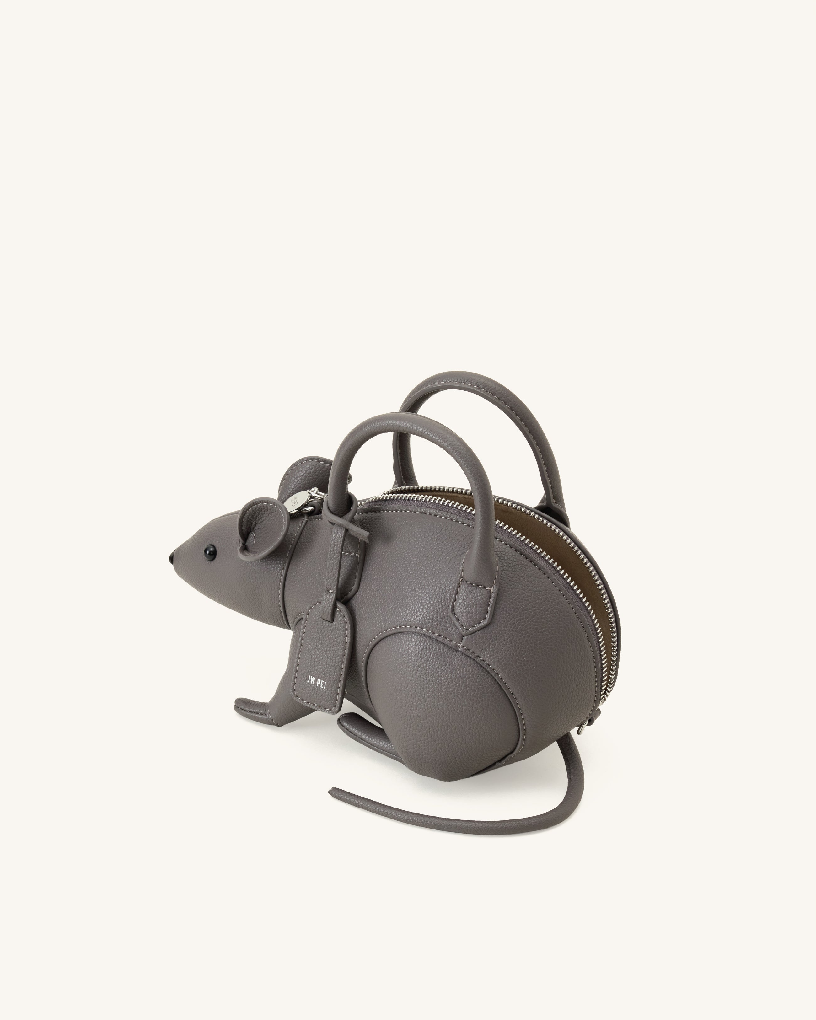 Mia Mouse Top Handle Bag - Gray