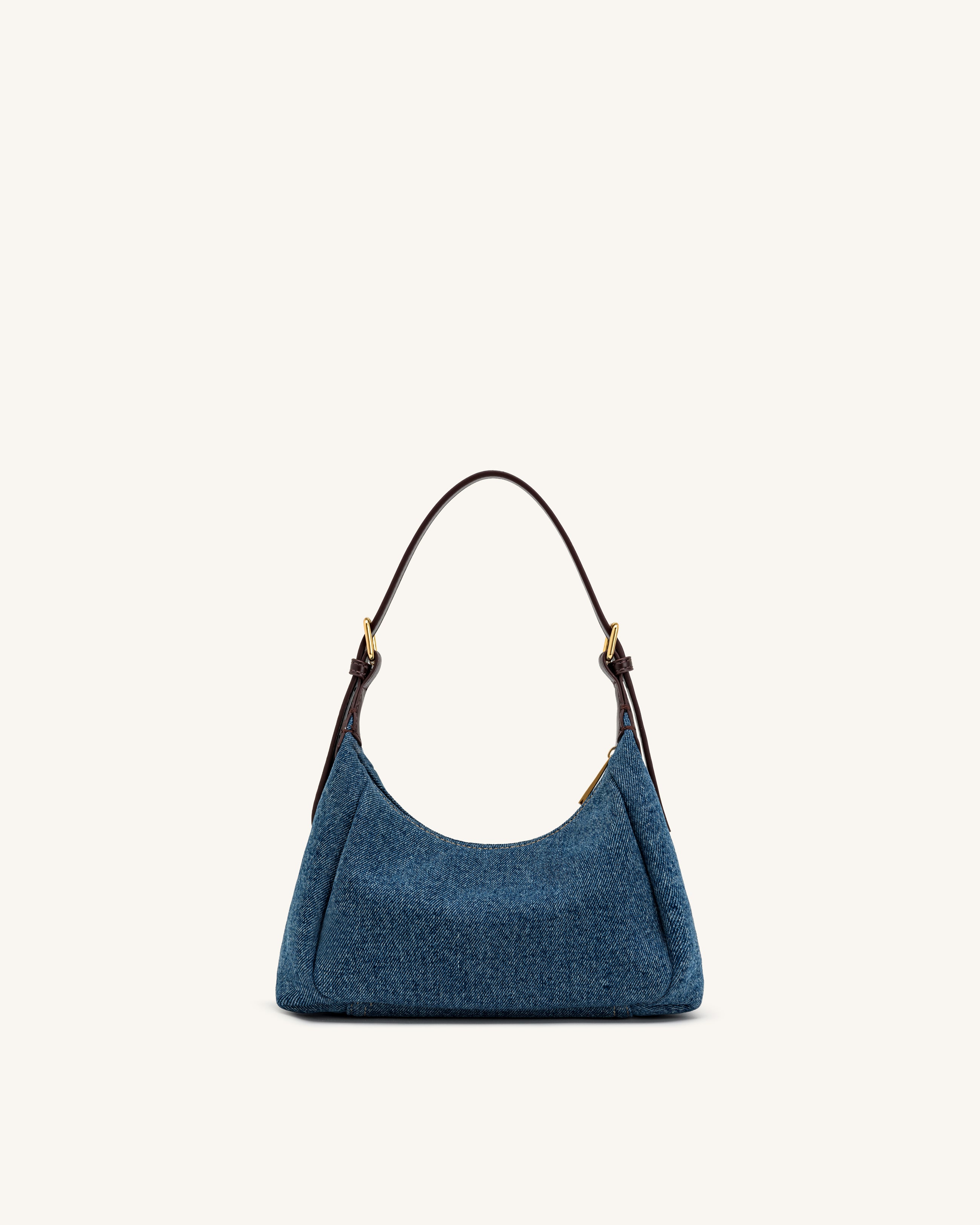 Velora Denim Shoulder Bag - Blue Denim