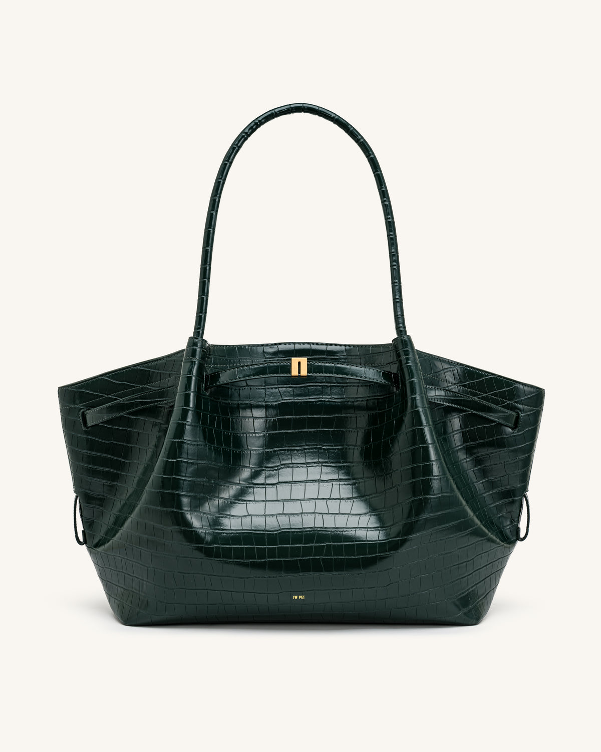 Hana Large Tote Bag - Green Croc