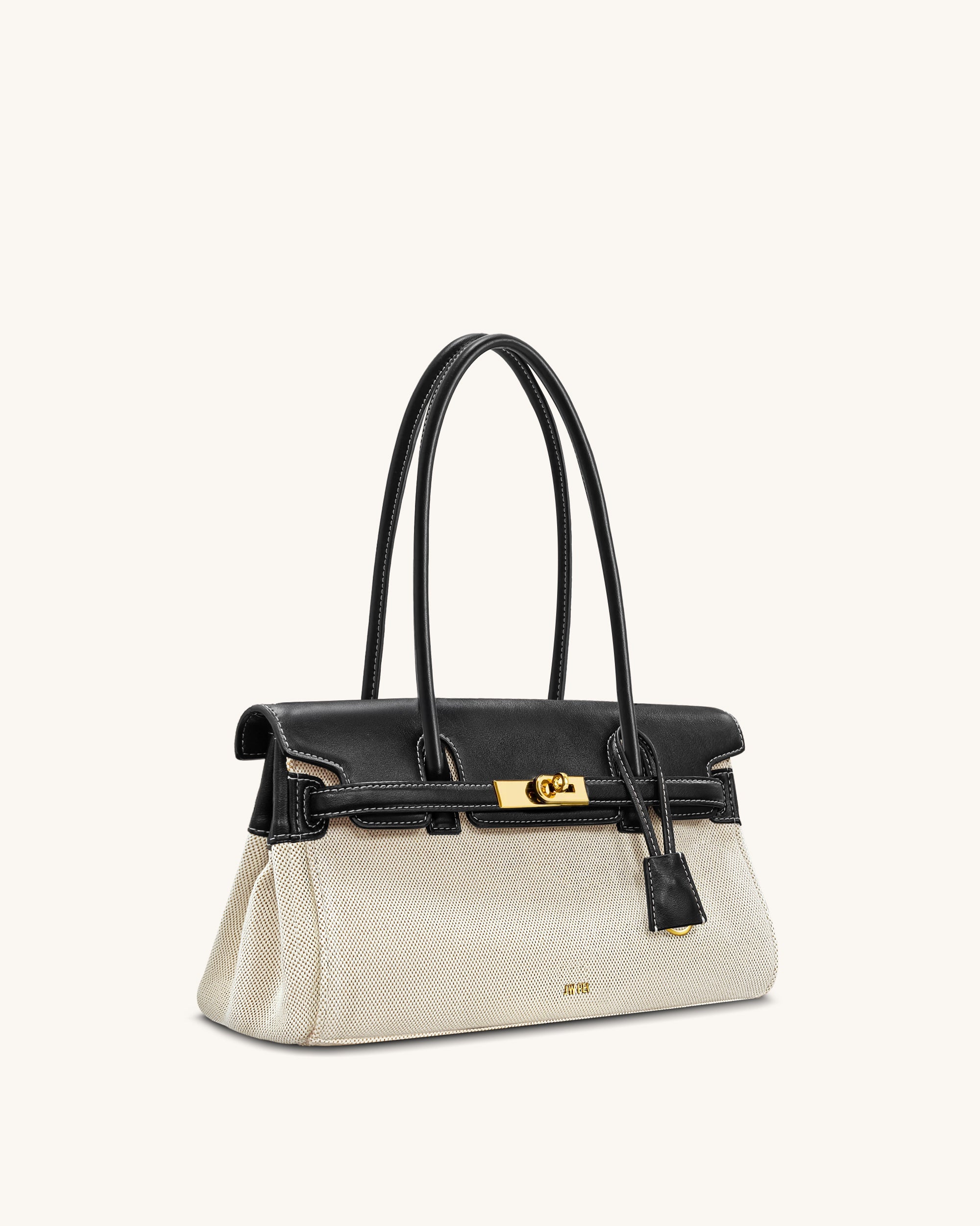 Yara Shoulder Bag - Black Canvas