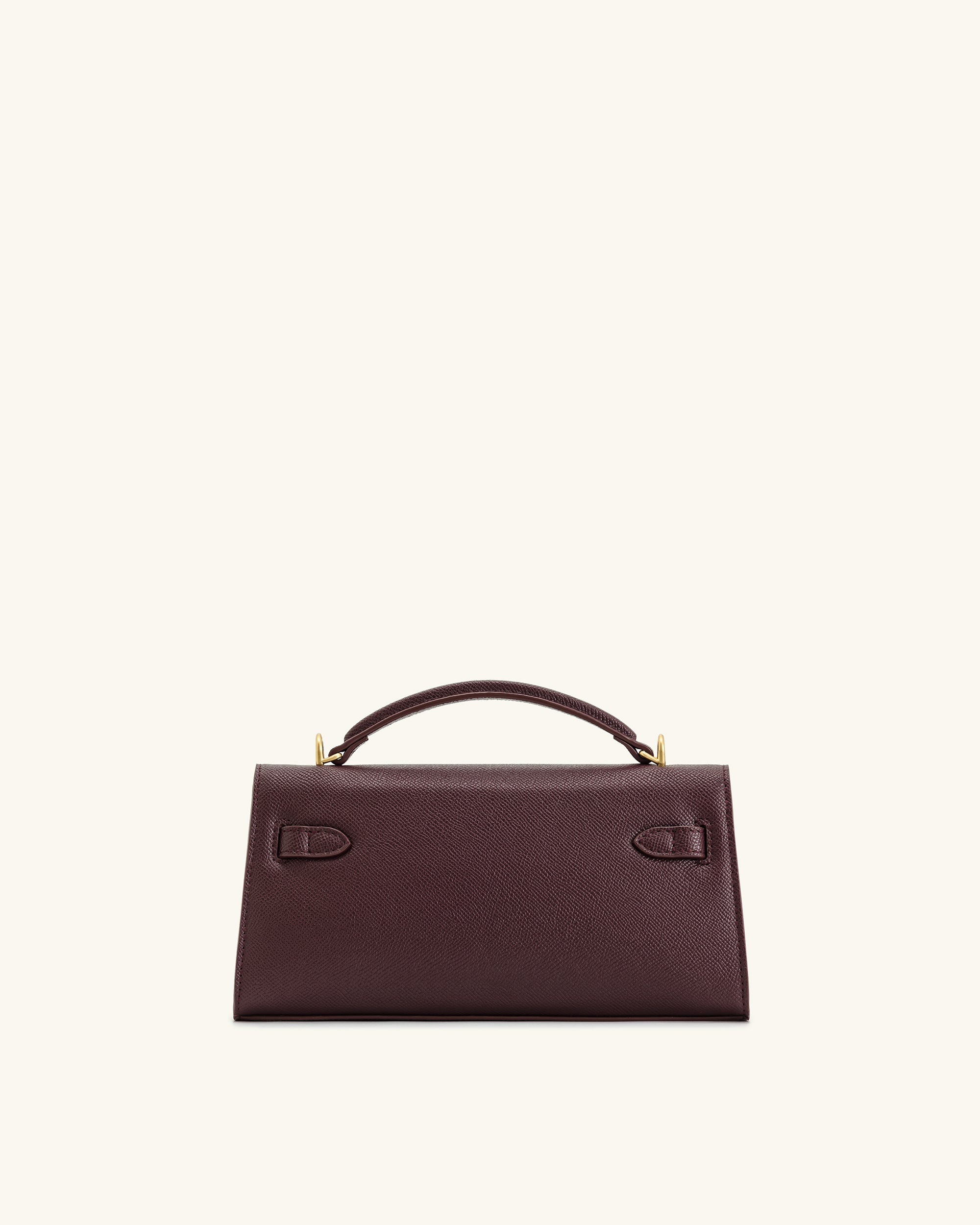 Noor Top Handle Bag - Deep Burgundy