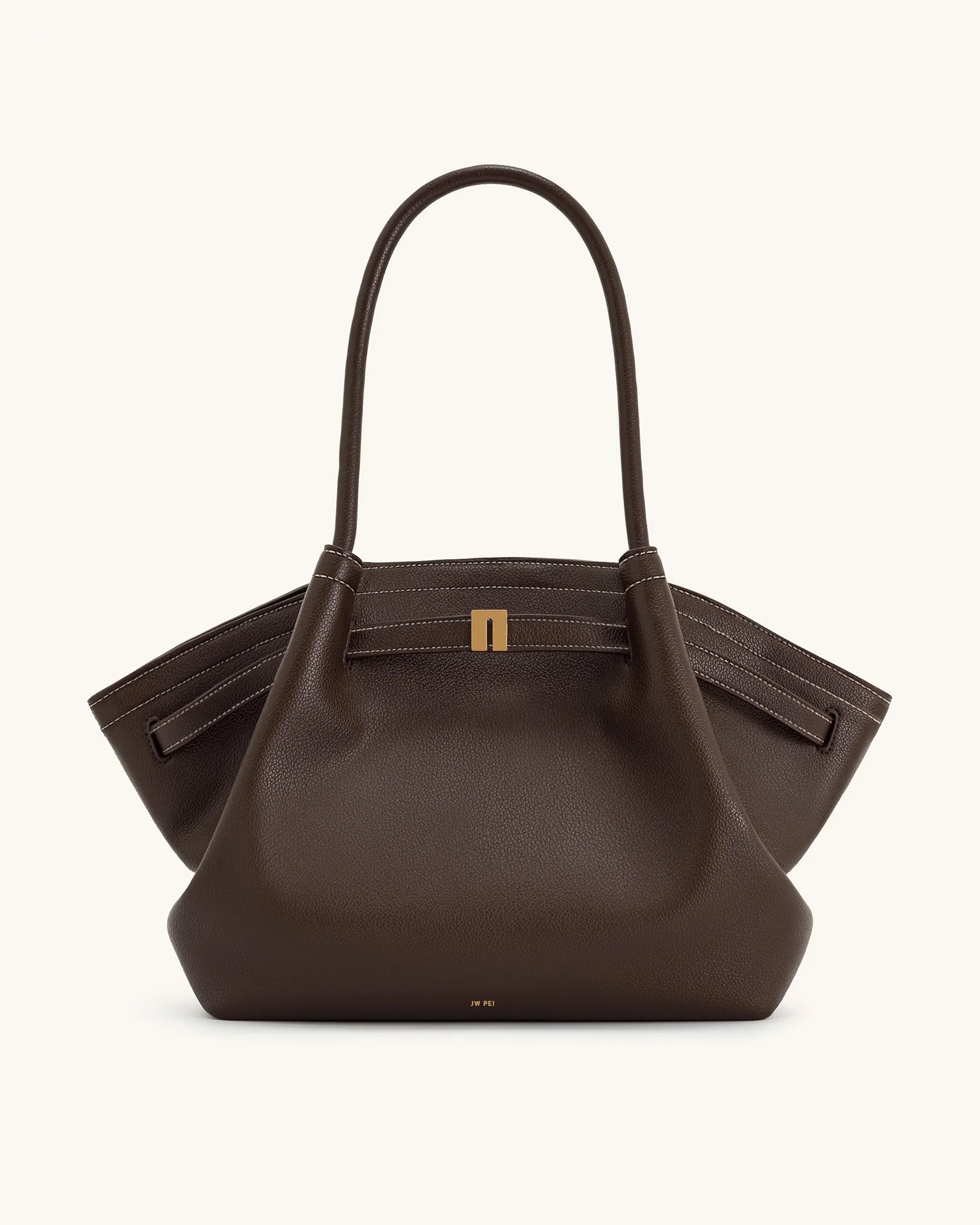 Hana Large Tote Bag - Dark Brown