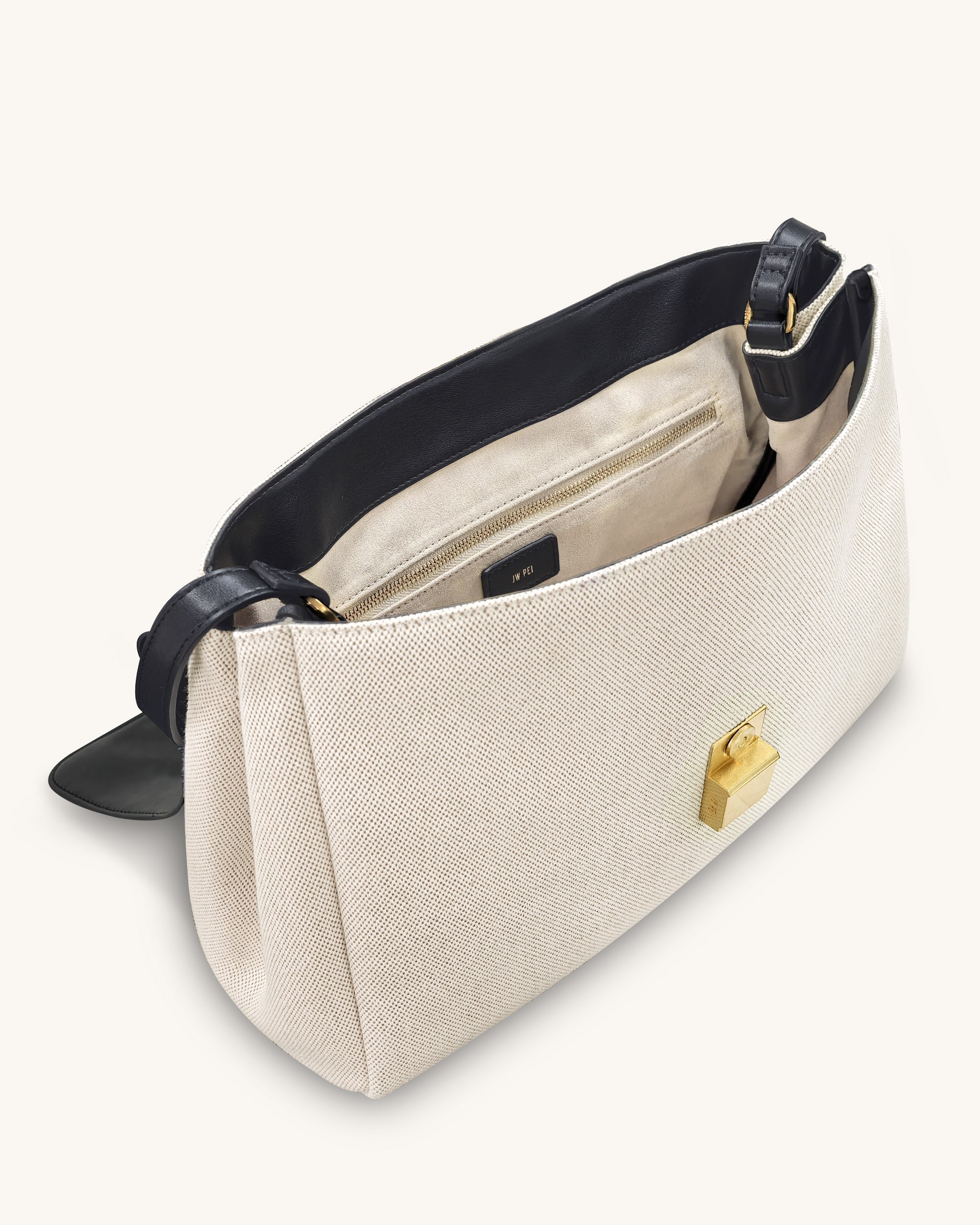 Hilary Shoulder Bag - Black Canvas