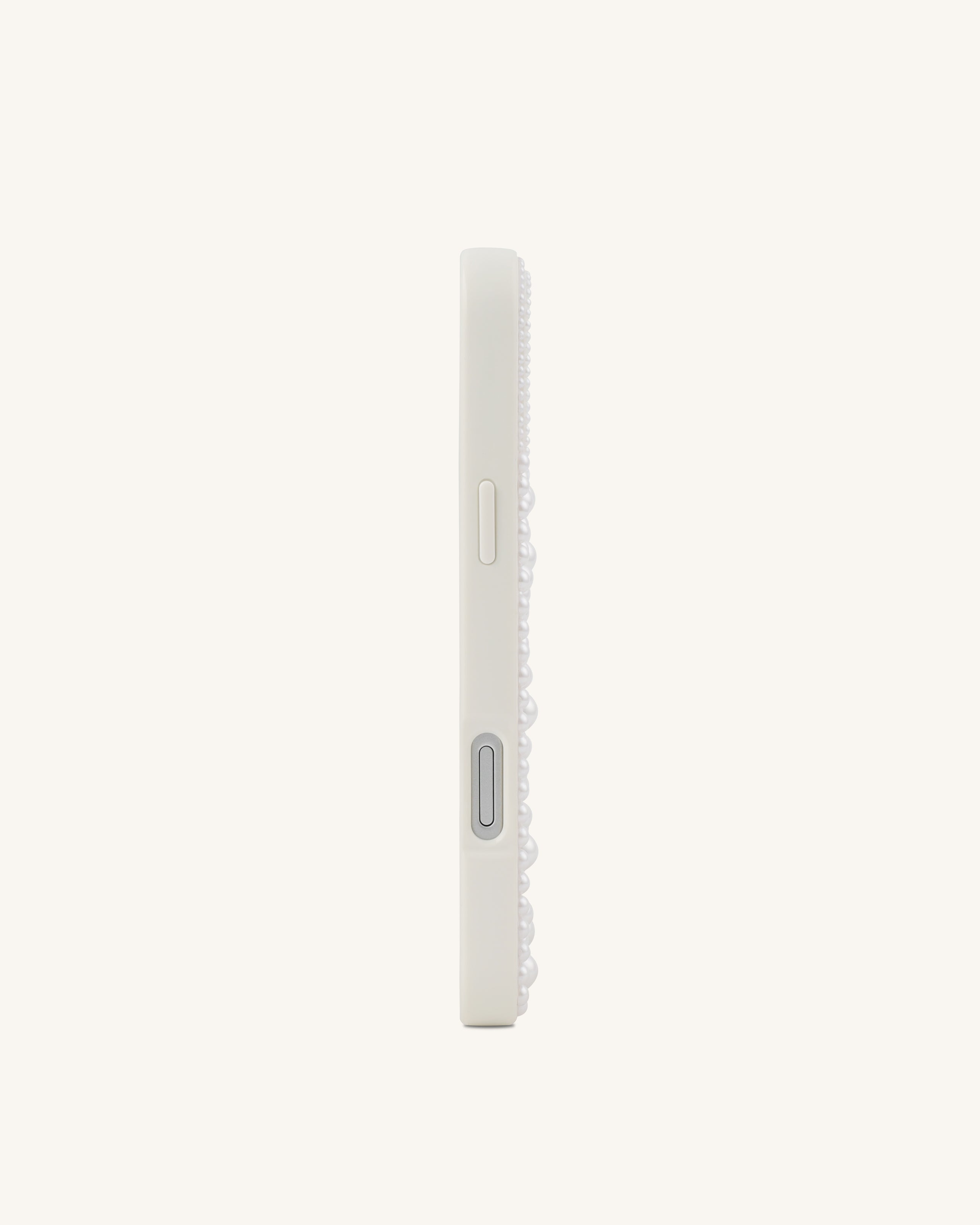 Pastel Seashell Pearl Phone Case - White
