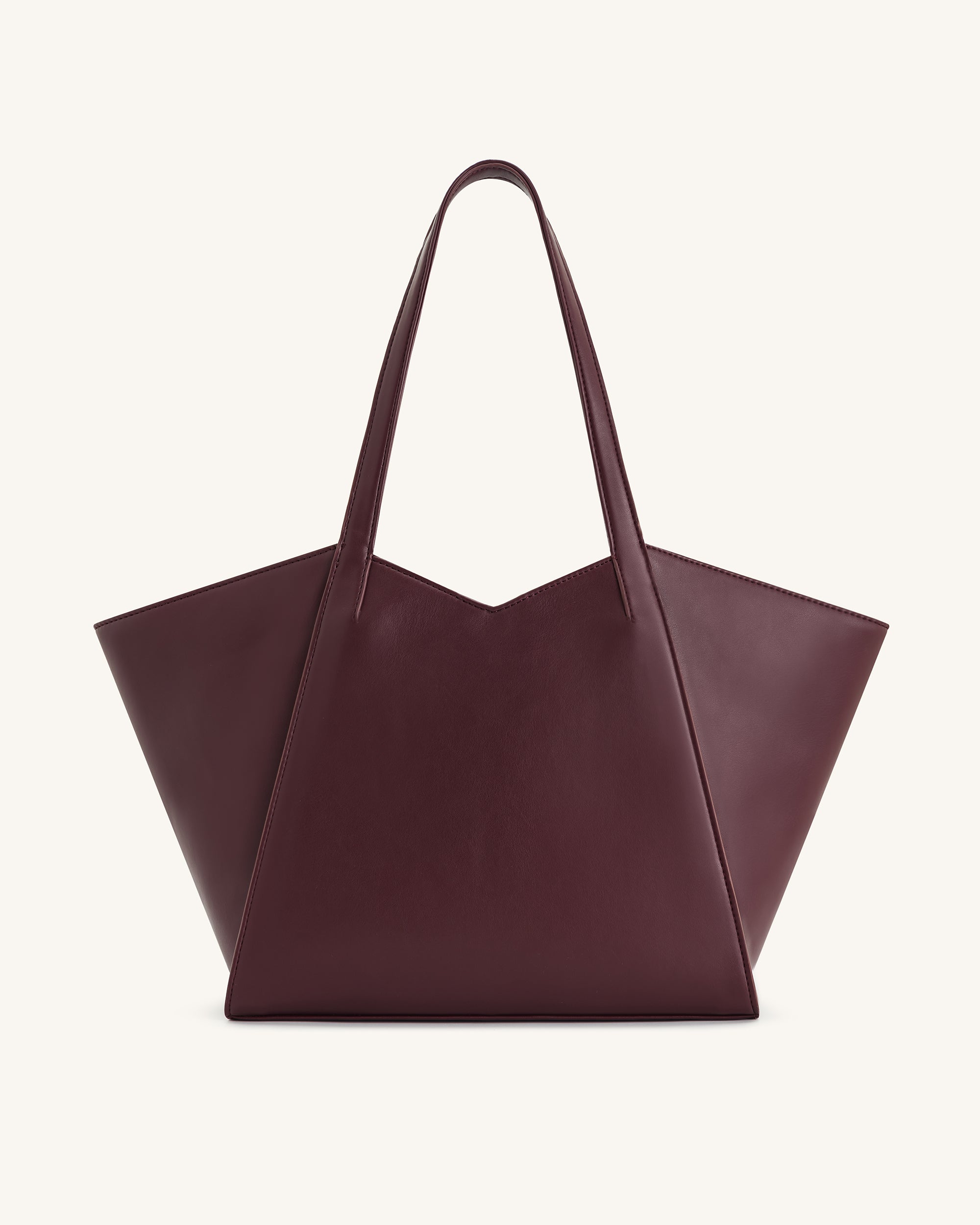 Kiana Large Capacity Tote Bag - Deep Claret