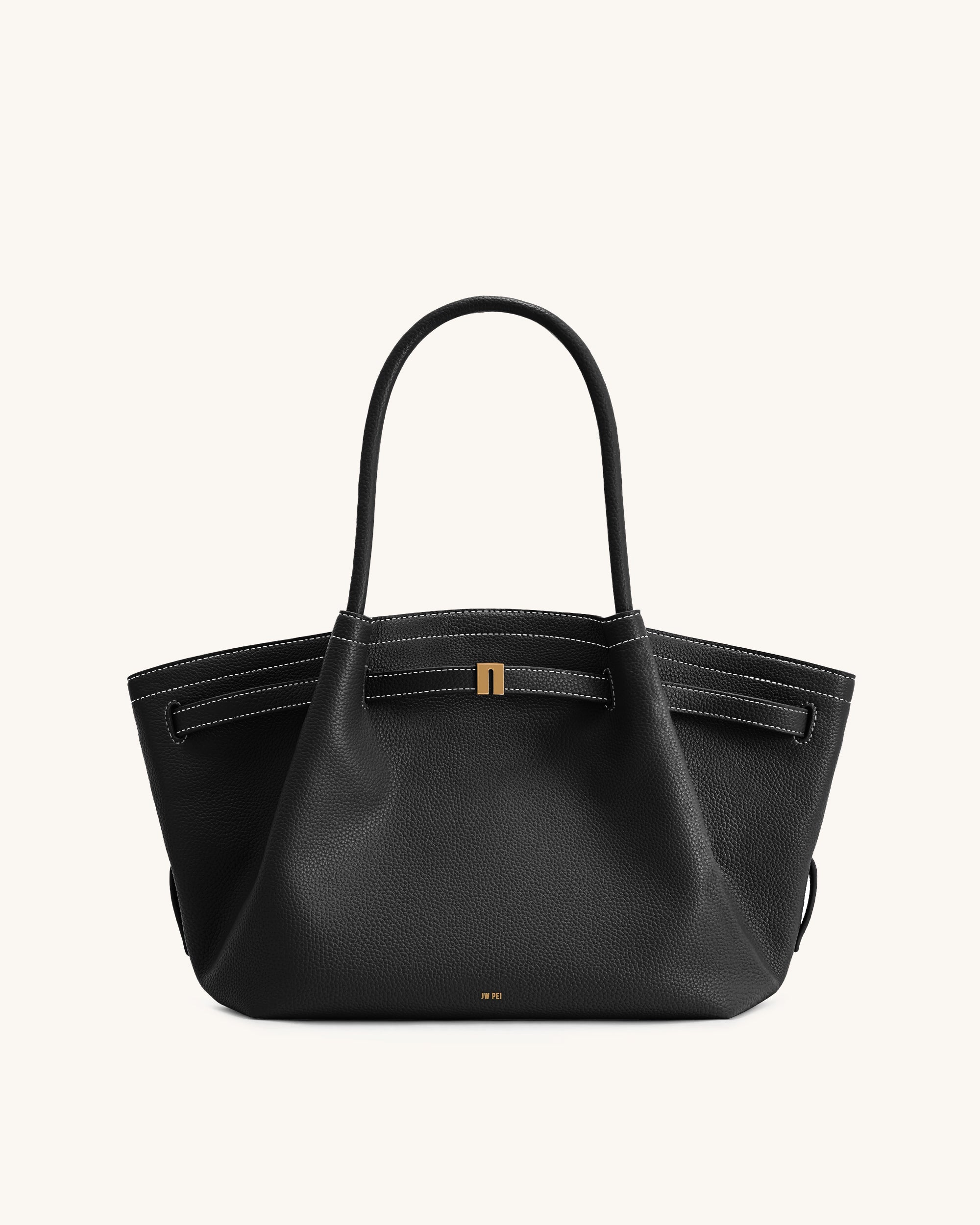 Hana Medium Tote Bag - Black