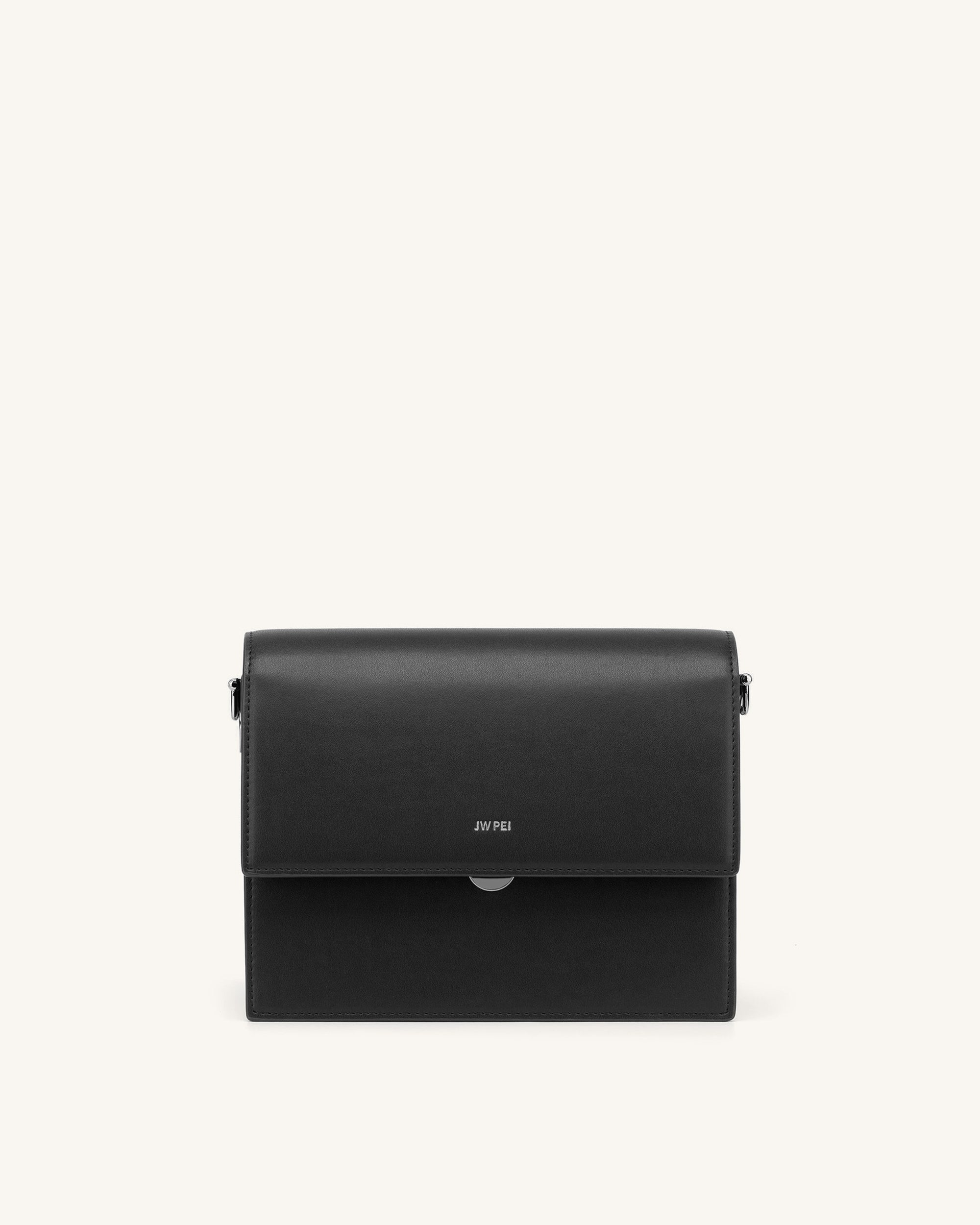 Mini Flap Crossbody - Black