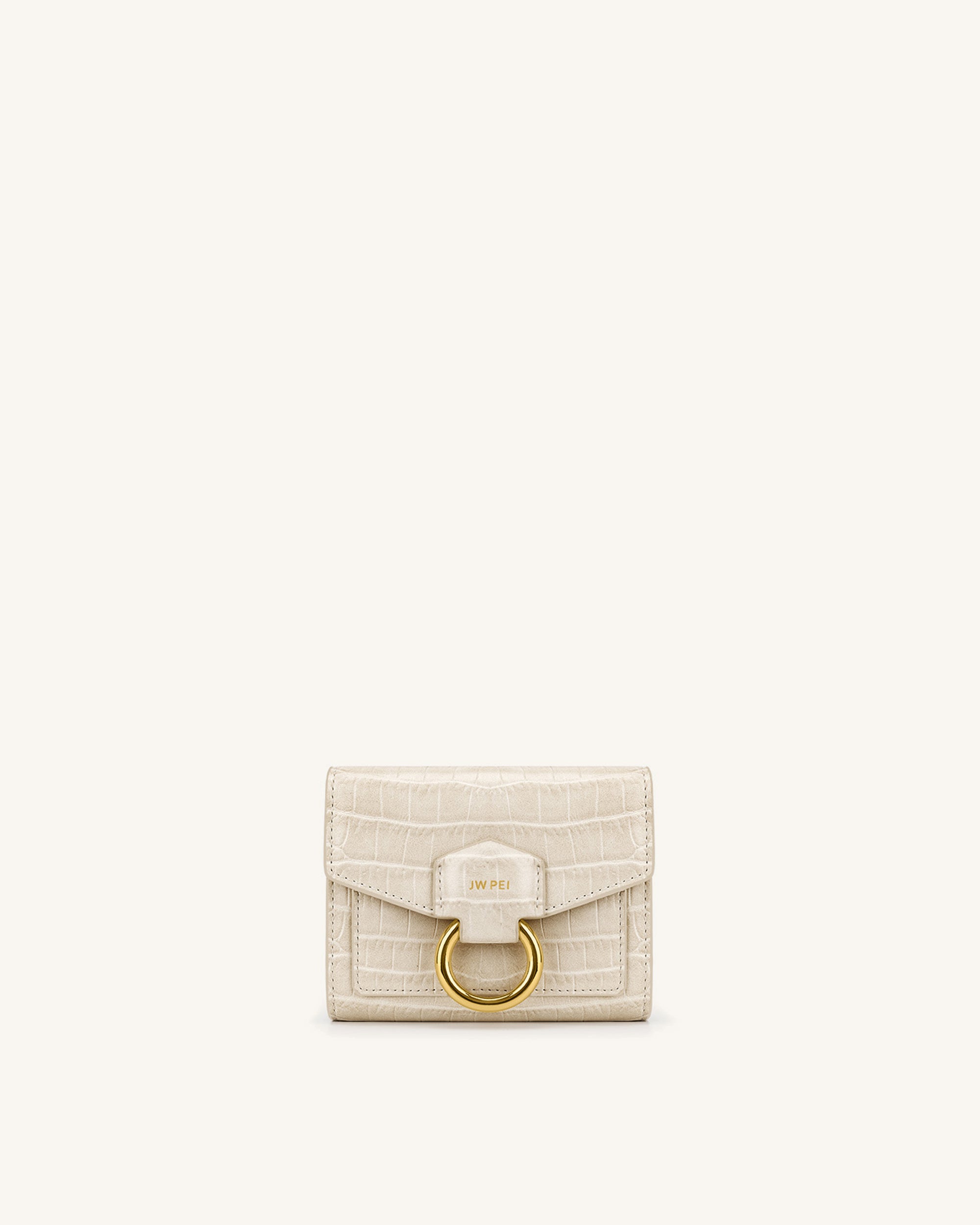 Stella Wallet - Ivory Croc