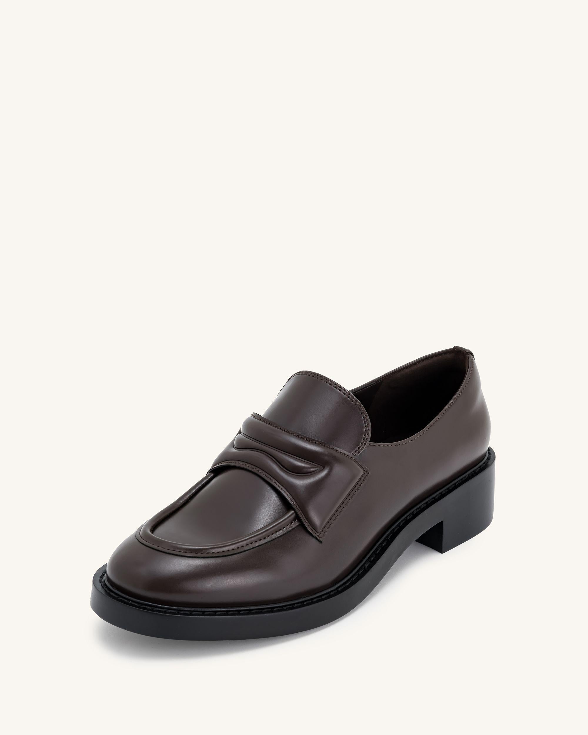 Micah Chunky Loafer - Brown