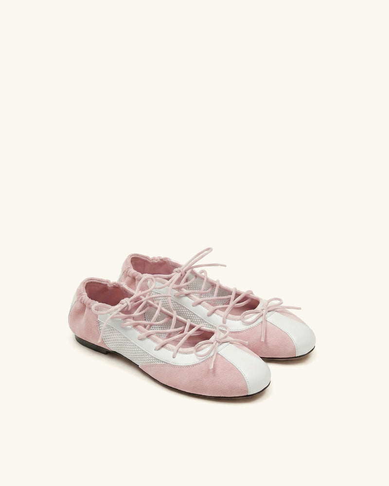 Mila Sporty Ballet Sneakers - Pink