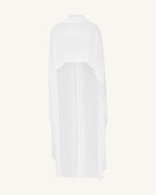 Tulle Cape Shawl - White