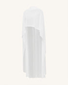 Tulle Cape Shawl - White