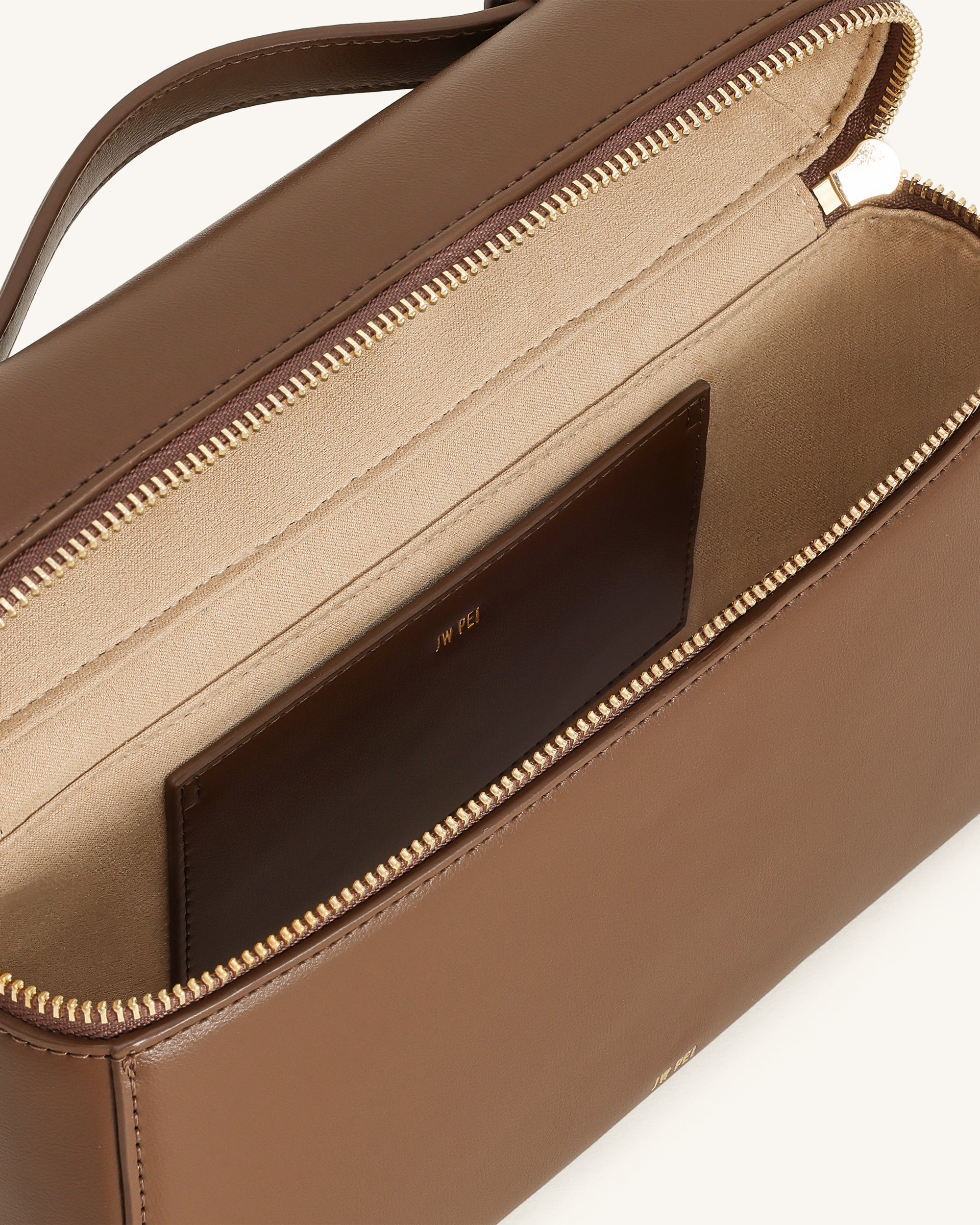 Thea Large Top Handle Bag - Mocha Brown