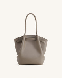 Hana Column Tote Bag - Taupe