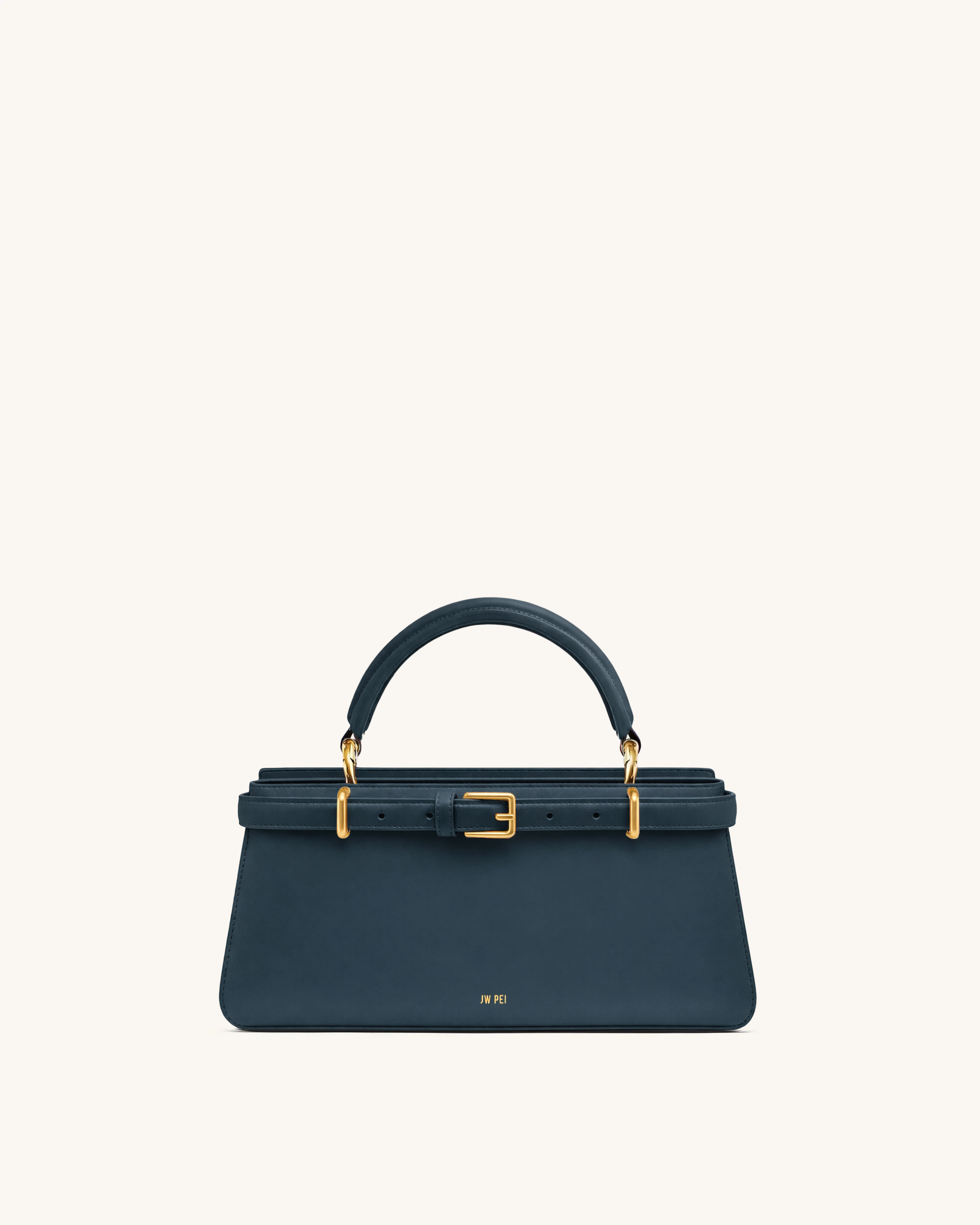 Elena Classic Top Handle Bag - Navy