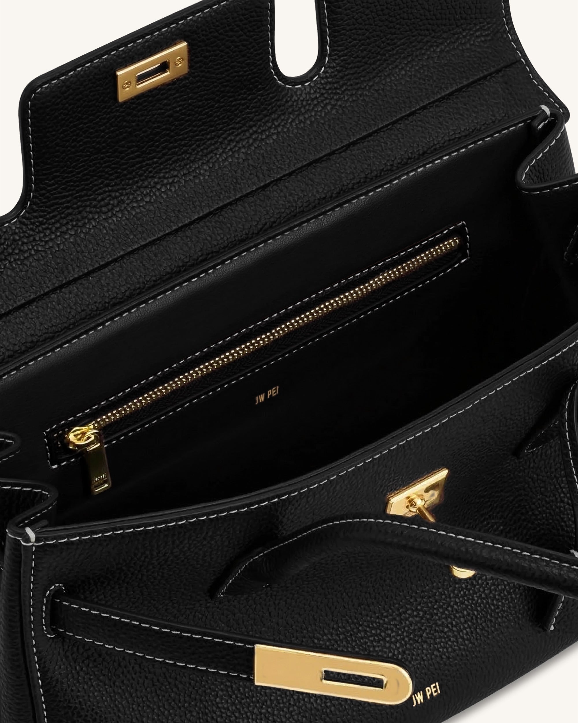 Yara Large Shoulder Bag - Black