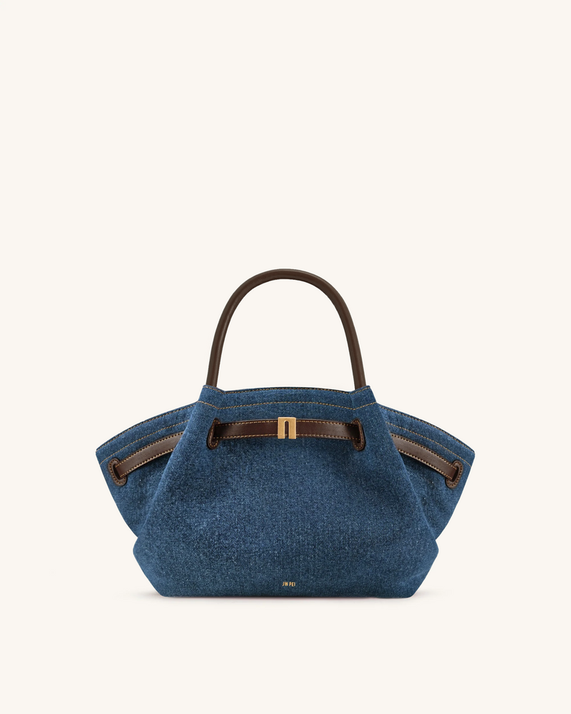 Hana Mini Tote Bag - Blue Denim