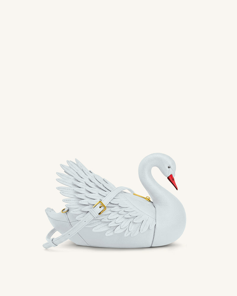 Alani Swan Shaped Crossbody Bag - Light Blue