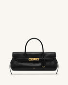 Yara Small Top Handle Shoulder Bag - Black