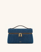 Thea Top Handle Bag - Blue Denim