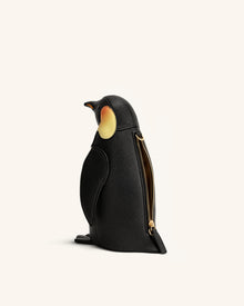 Pia Penguin Crossbody Bag - Black