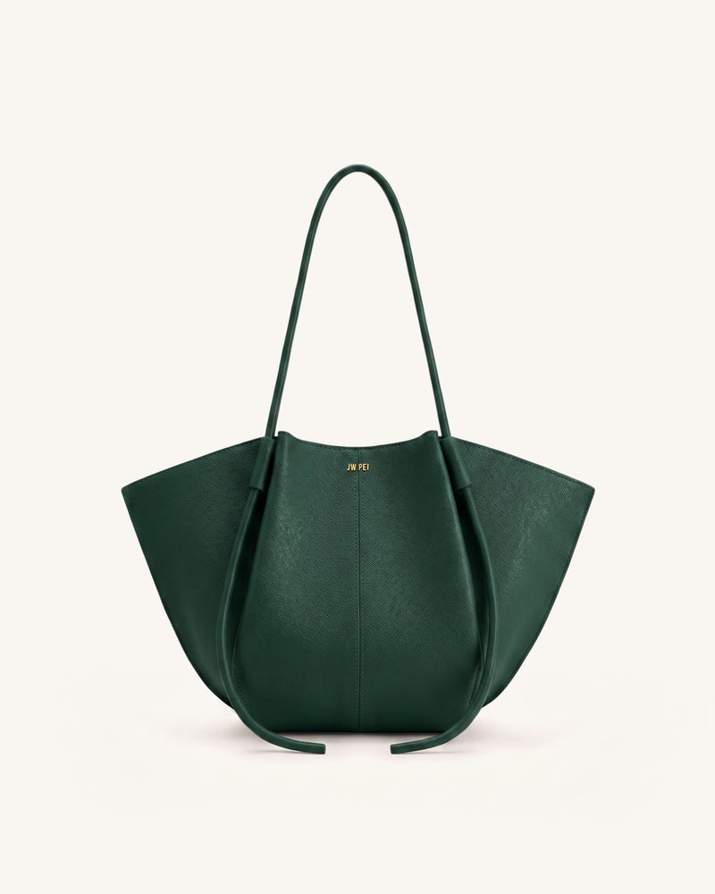 Nala Wide Tote Bag - Green