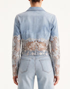 The Prima Donna Denim Blazer - Light Blue