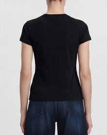 The Siren Peek-A-Boo T-shirt - Black