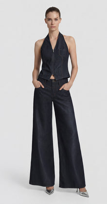 The Showstopper Denim  Vest - Deep Thoughts Only