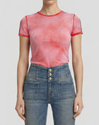 The Lil Sinful Ringer Cloud Cover T-shirt - Strawberry Haze