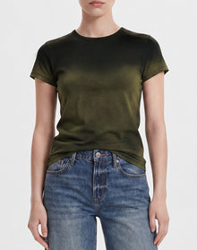 The Slacker Fade Out T-shirt - Midnight Olive