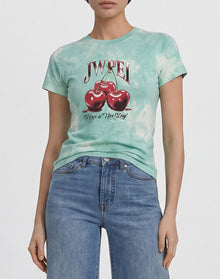 The Rebel Cherry Bomb T-shirt - Mint Cloud