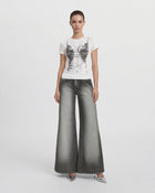 The Siren Peek-A-Boo T-shirt - White