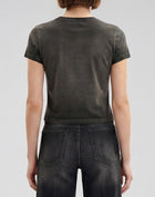 The Shrunken Faded Love T-shirt - Washed Black