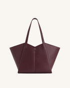 Kiana Large Capacity Tote Bag - Deep Claret