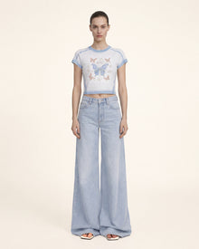 The Pixie Butterfly Graphic Tee - Cloud Blue