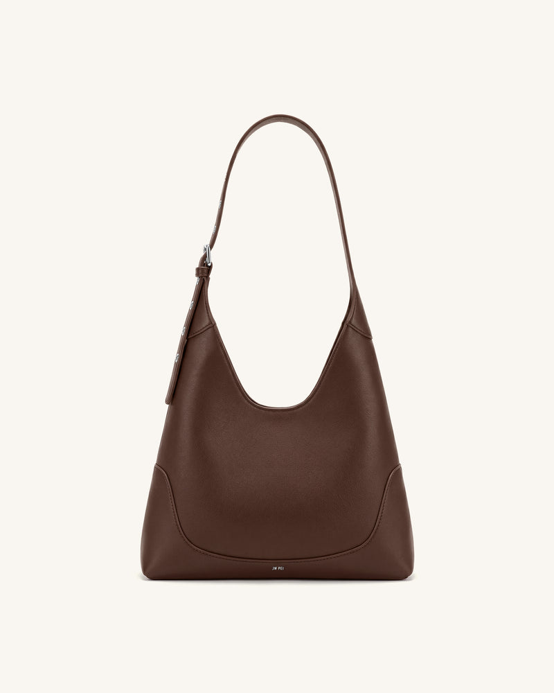 Willow Soft Hobo Shoulder Bag - Dark Brown