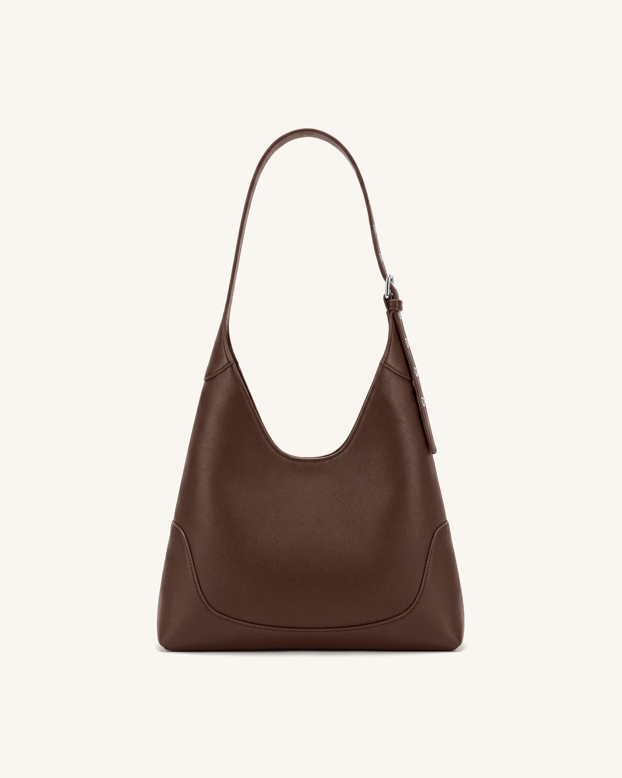 Willow Soft Hobo Shoulder Bag - Dark Brown