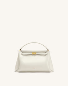 Carmen Top Handle Bag - White