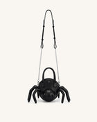 Siena Spider Shaped Top Handle Bag - Black