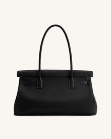 Yara Large Shoulder Bag - Black