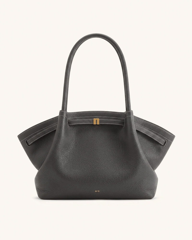 Hana Large Tote Bag - Dark Gray