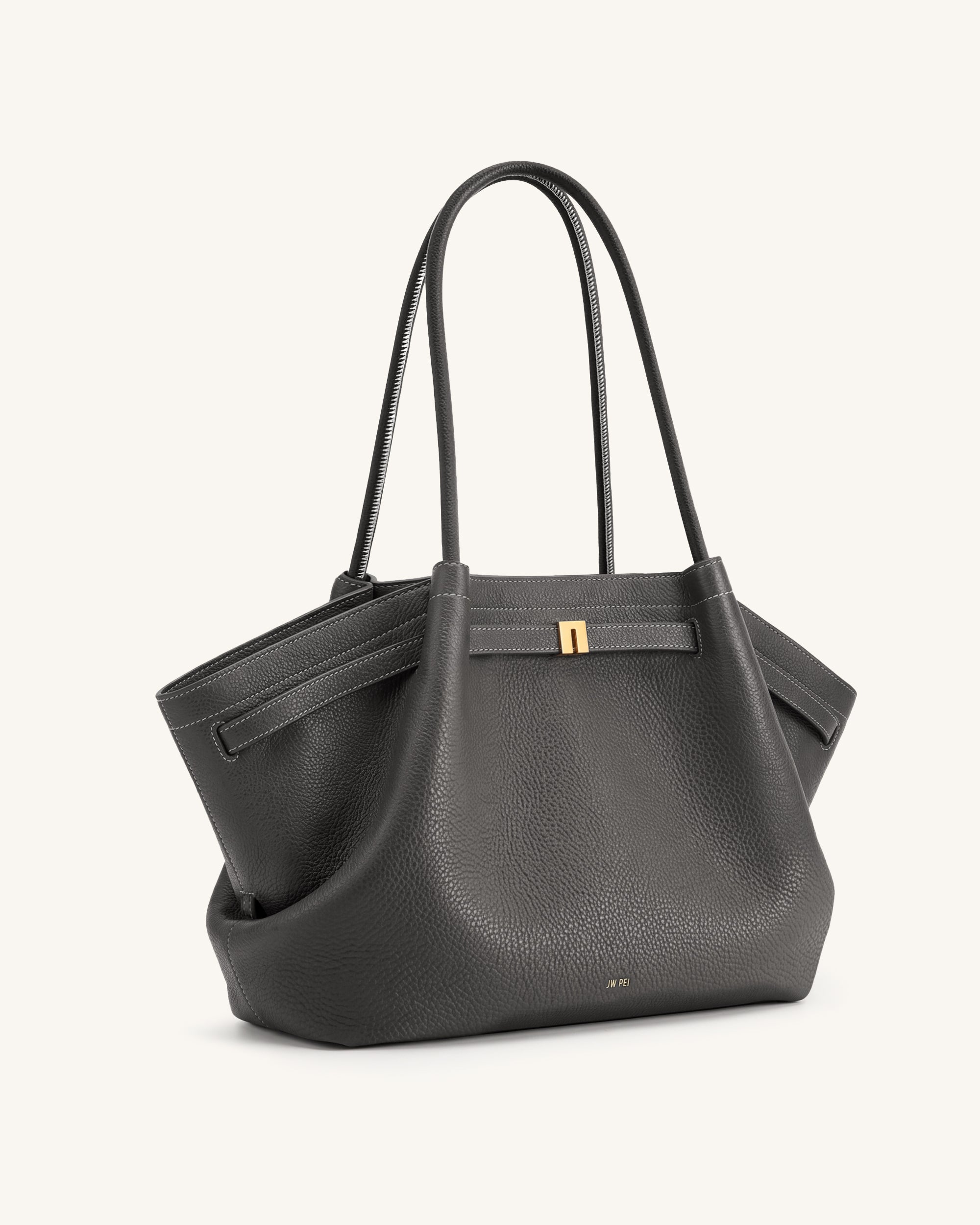 Hana Large Tote Bag - Dark Gray