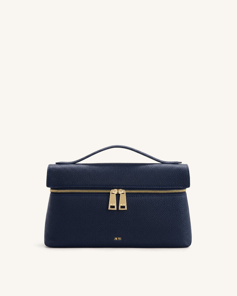 Thea Top Handle Bag - Navy Blue