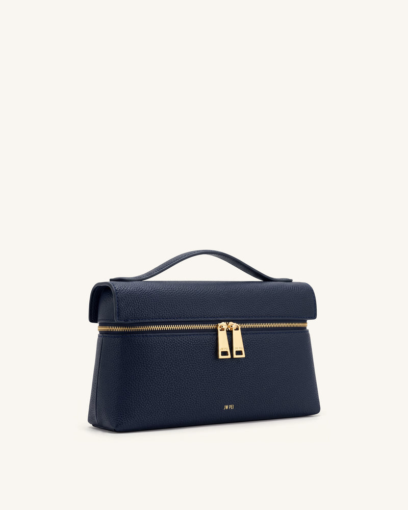 Thea Top Handle Bag - Navy Blue