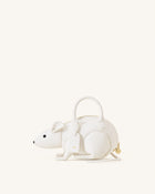 Mia Mouse Top Handle Bag - White