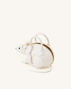 Mia Mouse Top Handle Bag - White