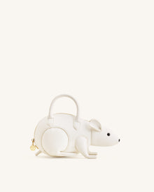 Mia Mouse Top Handle Bag - White