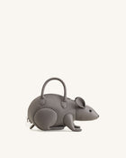 Mia Mouse Top Handle Bag - Gray