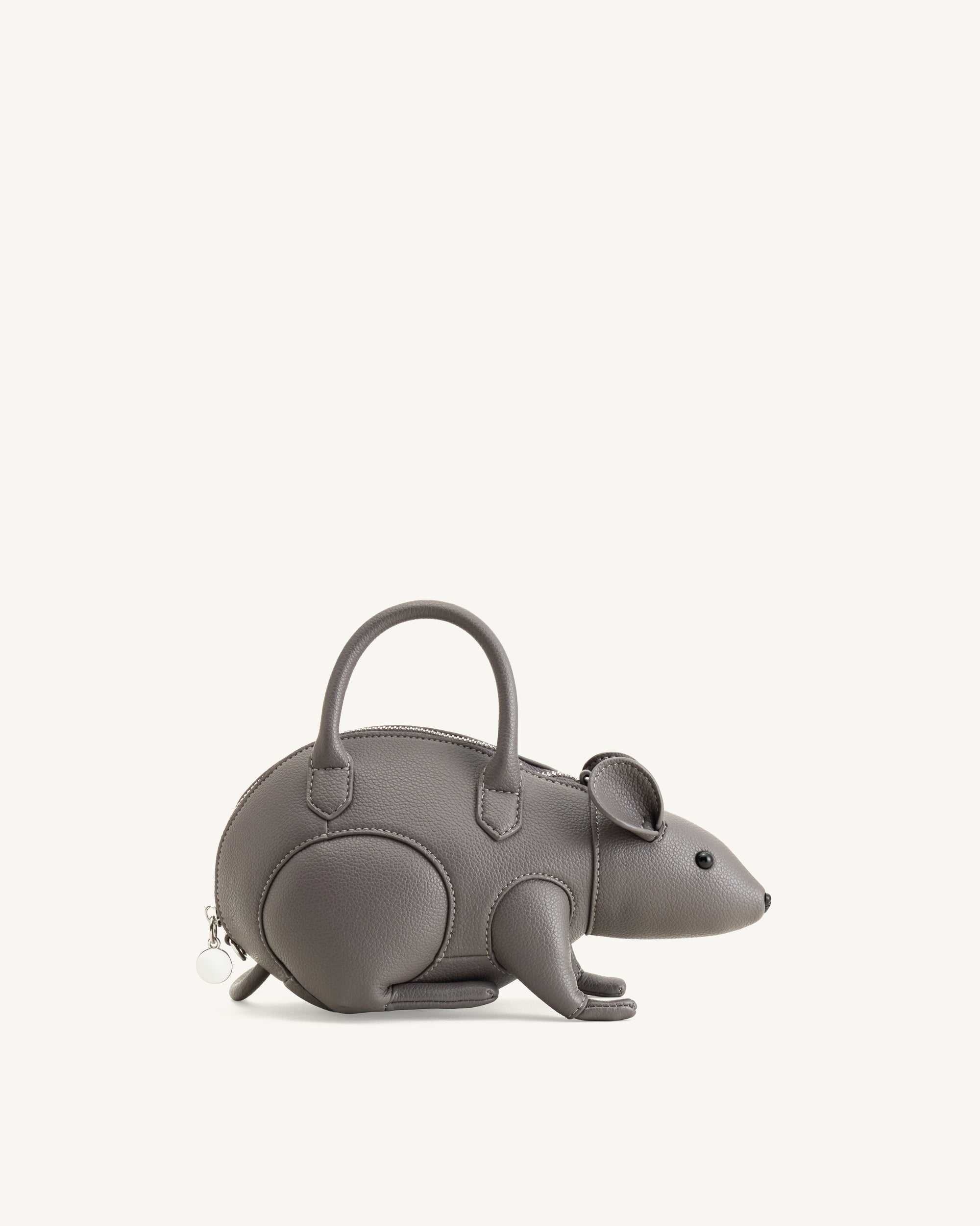 Mia Mouse Top Handle Bag - Gray